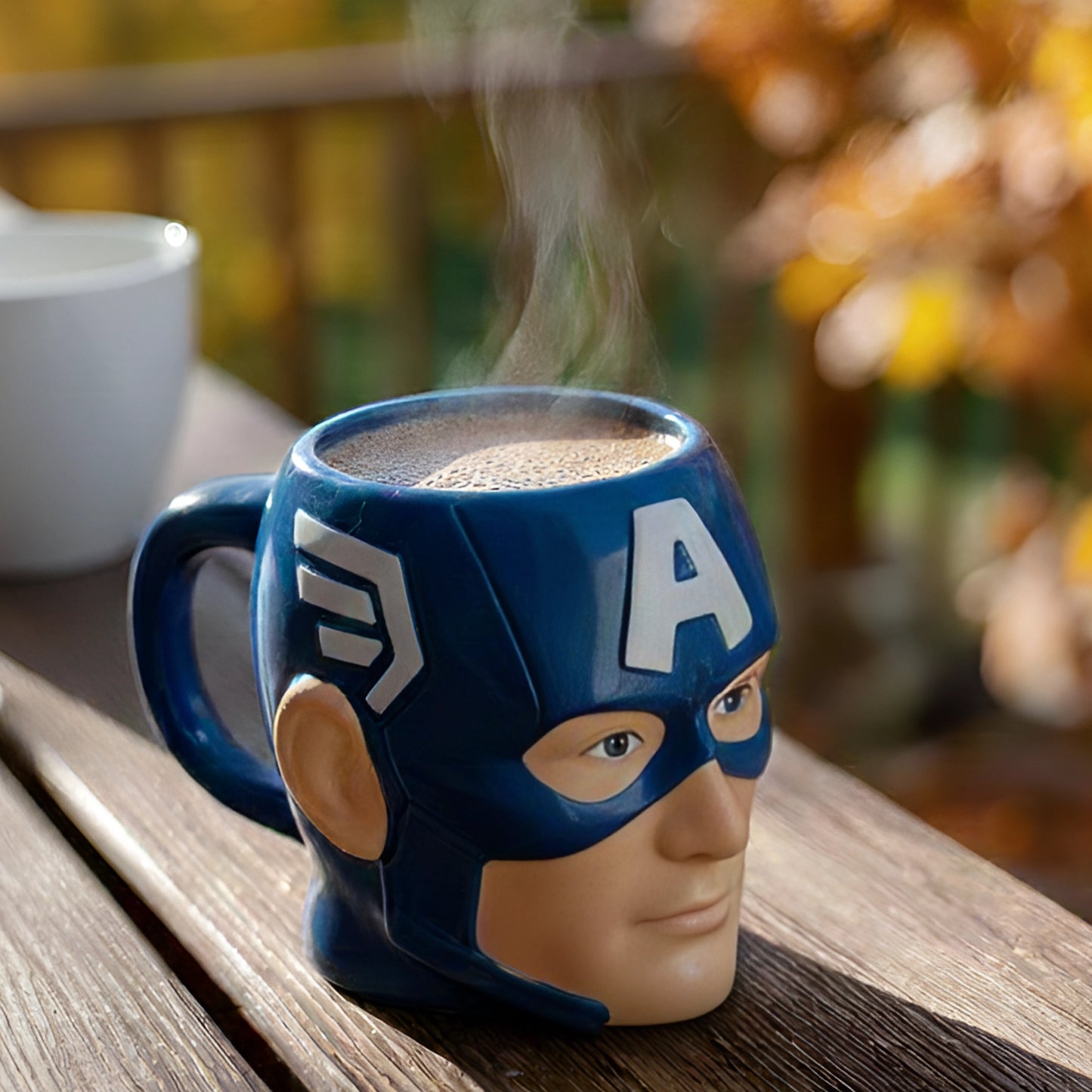 Marvel’s Avenger Captain America 3-D Ceramic Coffee Mug