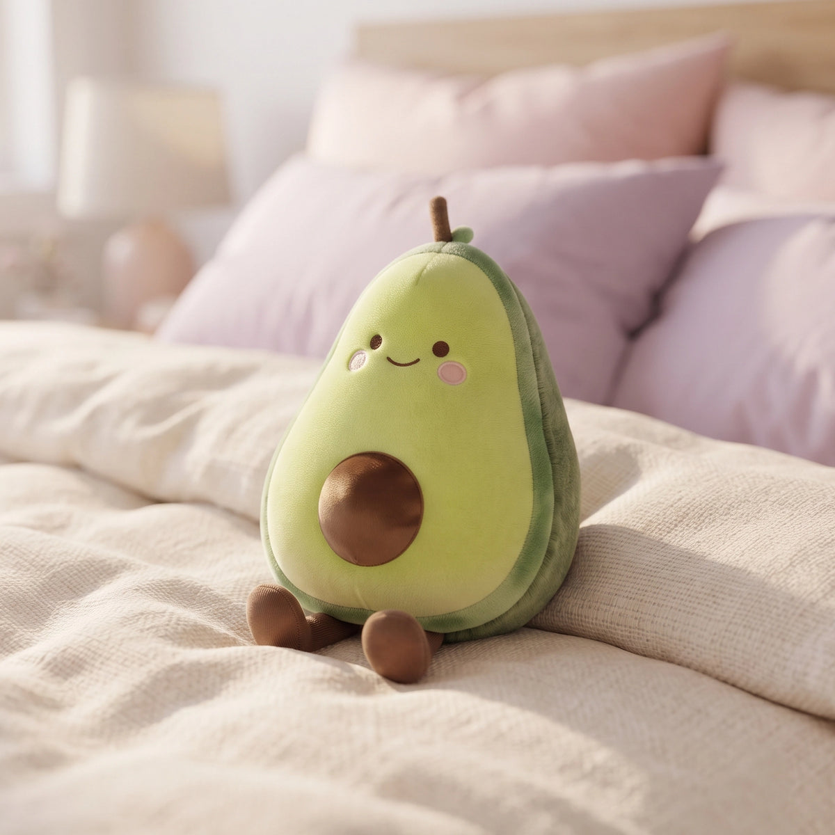 Cute Avocado Soft Toy for Kids and Gifting | 35 cm