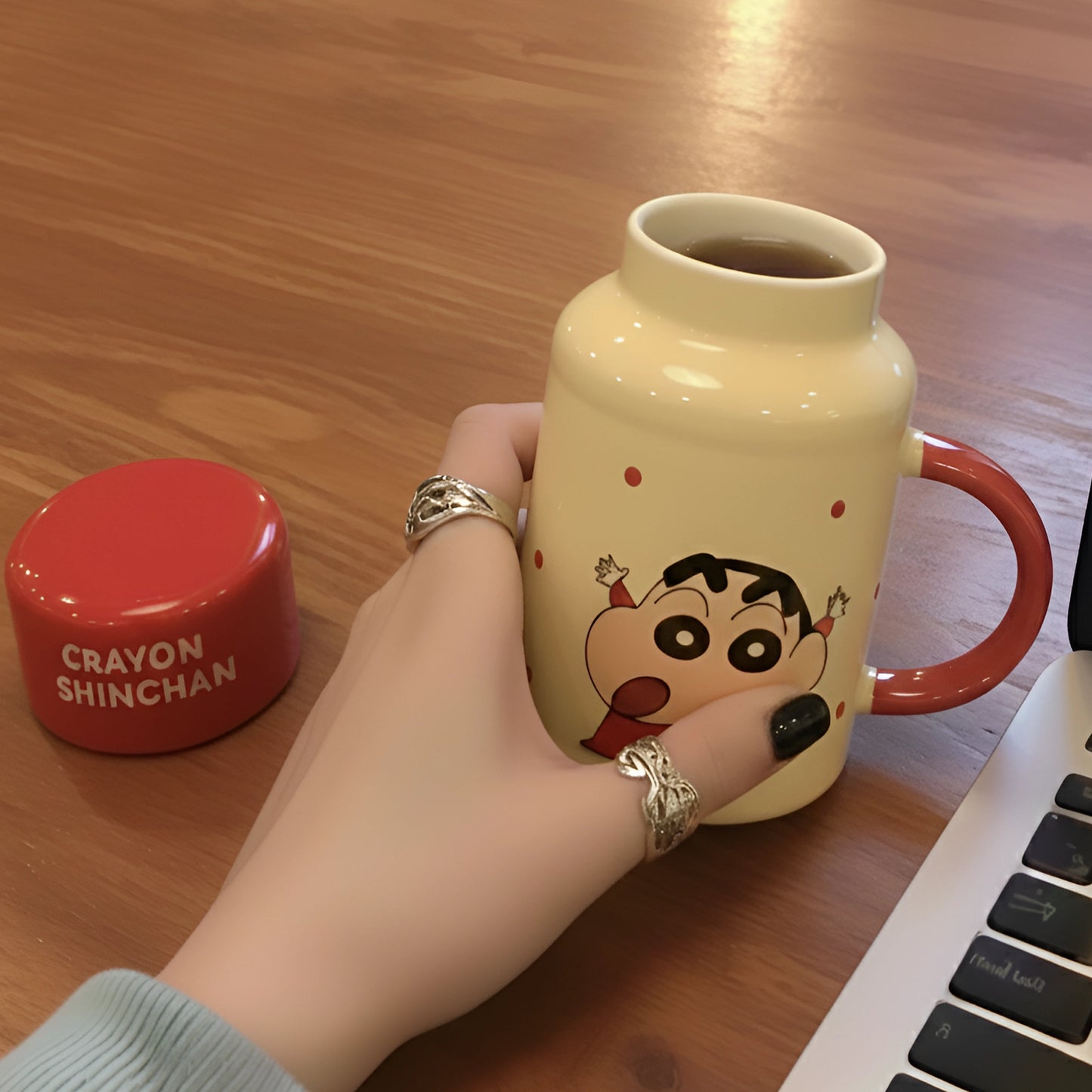 Cute 3D Shinchan ceramic coffee mug