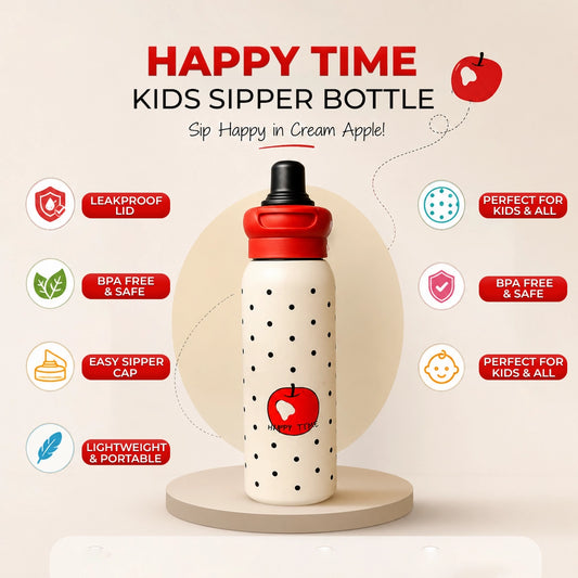 Happy Time Kids Sipper Water Bottle | BPA Free