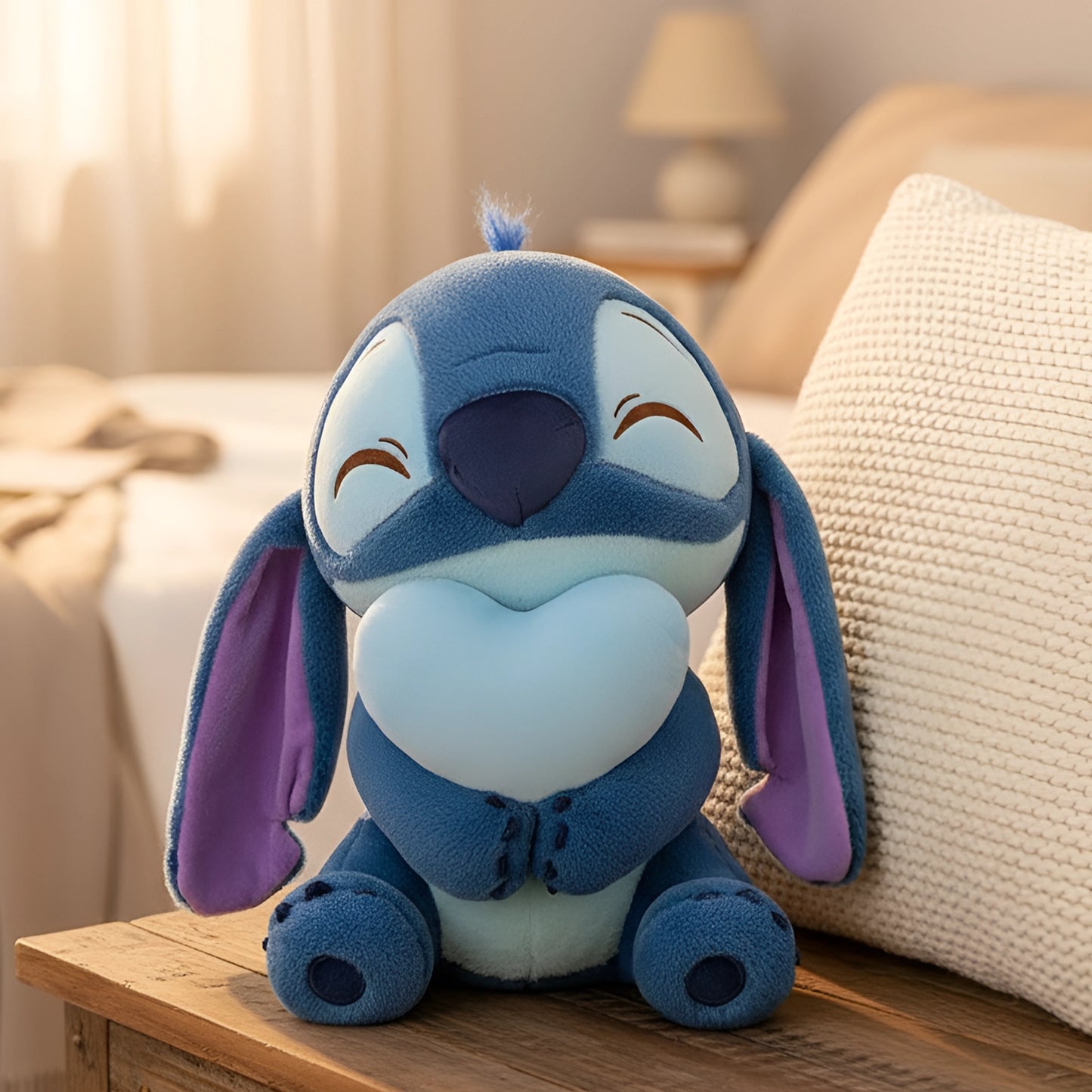 Disney Cute Heart Stitch Soft Toy | 35 cm