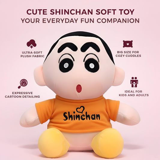 Shinchan Soft Toy | Cute Cartoon Character Plush | 60 cm