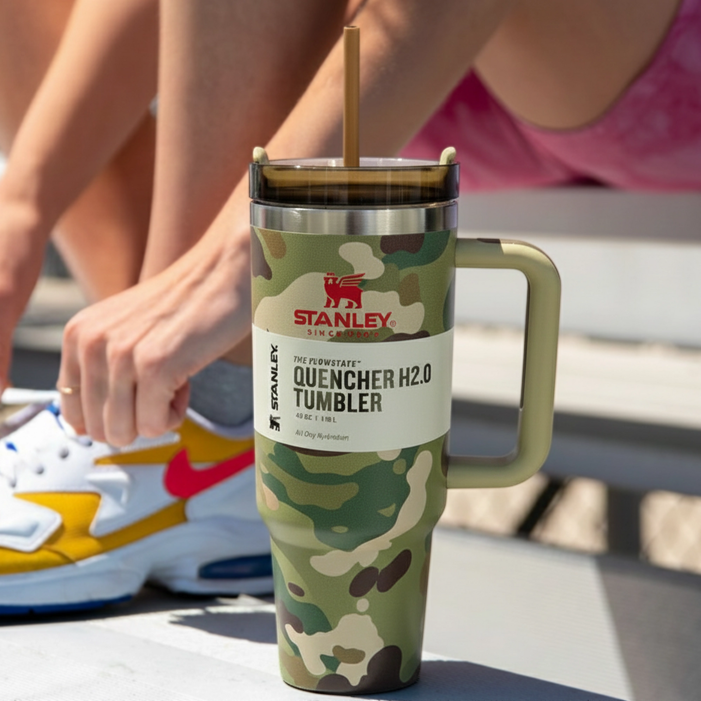 Stanley Military Bottle Tumbler | Vacuum Insulated | Ideal for Hot and Cold | Thirst Quencher Sipper | 1.18 litres