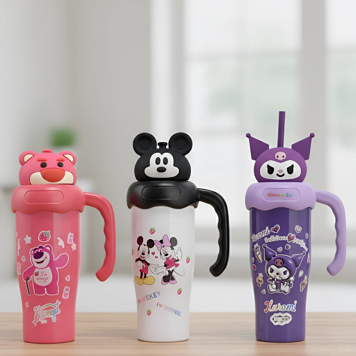 Cute Cartoon Character Vacuum Insulated Tumbler