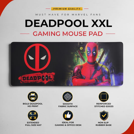 Deadpool XXL Gaming Mouse Pad | Large Marvel Desk Mat