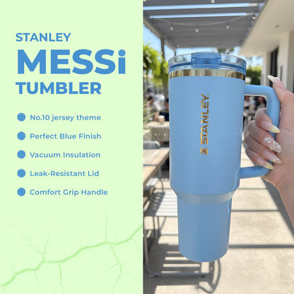 Stanley Messi Tumbler| With Leak-Proof Lid and Reusable Straw| Vacuum Insulated| 1.18 Litres
