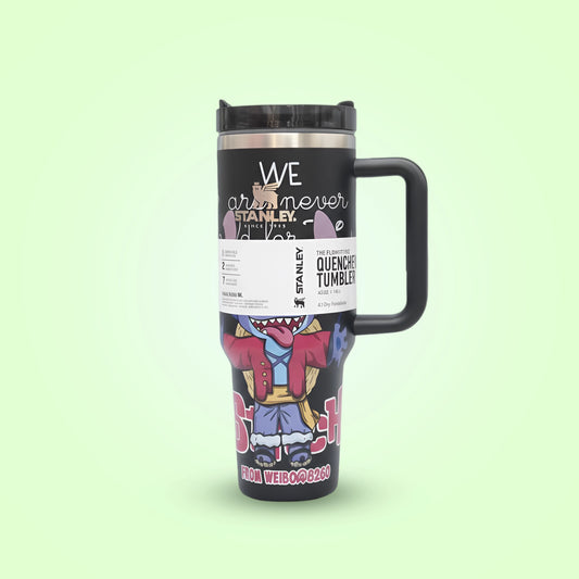 Stanley Disney Stitch Printed Tumbler with Lid and Straw| Vacuum Insulated for Temperature Retention| 40 oz (1.18 litres)