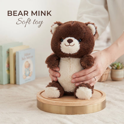 Brown Bear Mink Plush Toy for Kids and Gifting | 25 cm