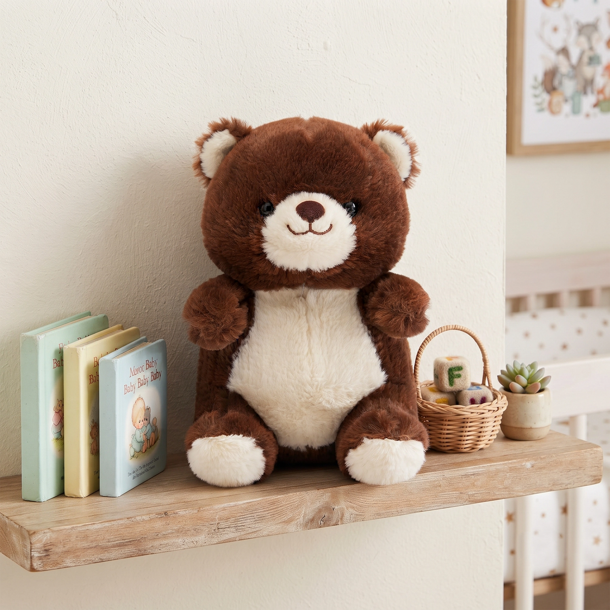 Brown Bear Mink Plush Toy for Kids and Gifting | 25 cm