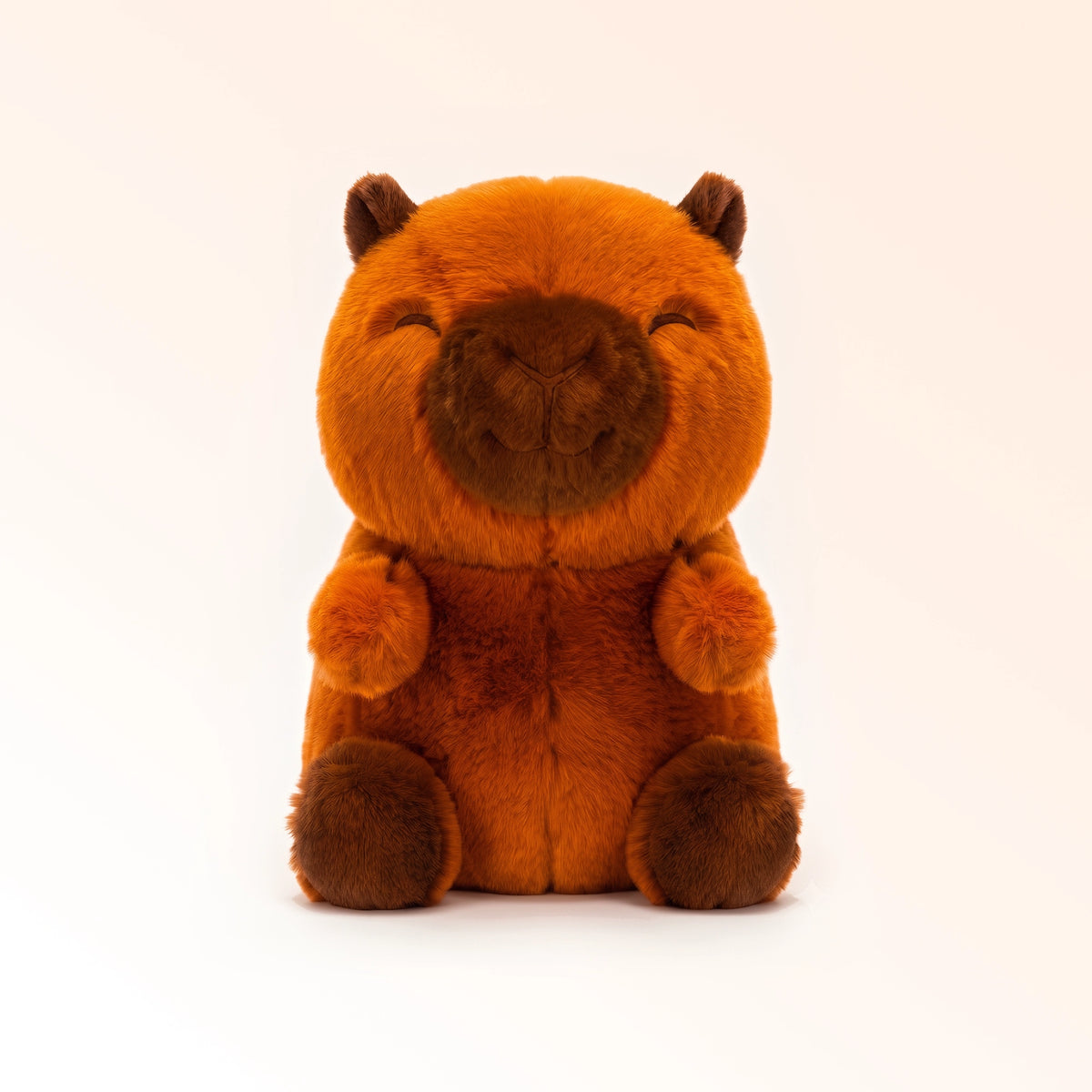 Brown Capybara Mink Plush Toy with Cute Face | 25 cm