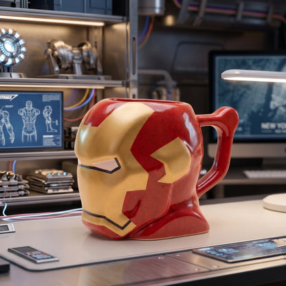 Marvel's Avengers 3-D Sculpted Iron Man Mug for Coffee, Tea