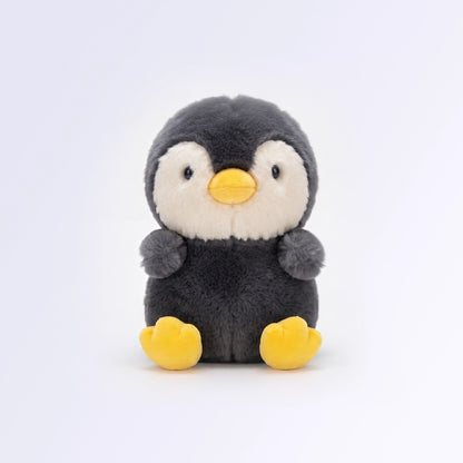 Penguin Mink Soft Toy with Yellow Beak and Feet | 25 cm
