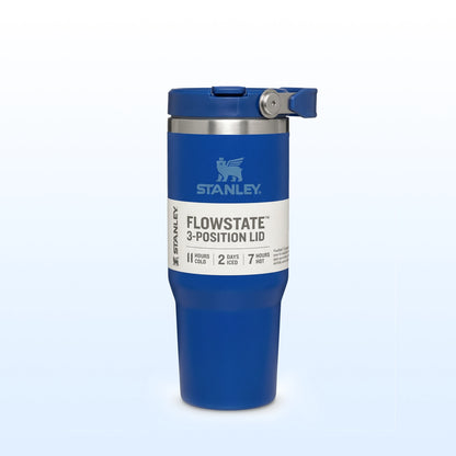 Stanley Classic Blue Tumbler 40 Oz | Vacuum Insulated | Stainless Steel | Handle, Lid & Straw