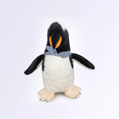Ocean Penguin Soft Toy with Checked Scarf | 35 cm - 60 cm