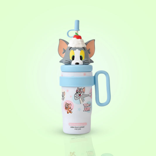 Tom and Jerry Cartoon Tumbler| Stainless Steel Vacuum Insulated| 800 ml