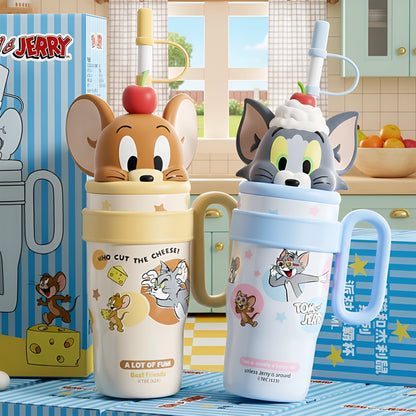 Tom and Jerry Cartoon Tumbler| Stainless Steel Vacuum Insulated| 800 ml