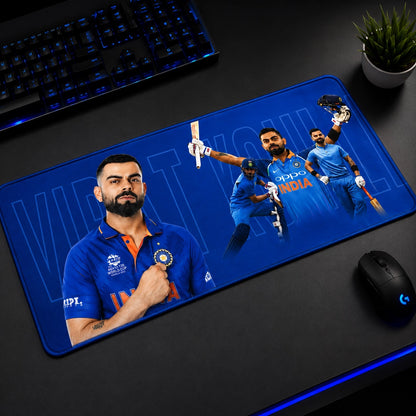 Virat Kohli XXL Gaming Mouse Pad | Large Keyboard & Mouse Desk Mat