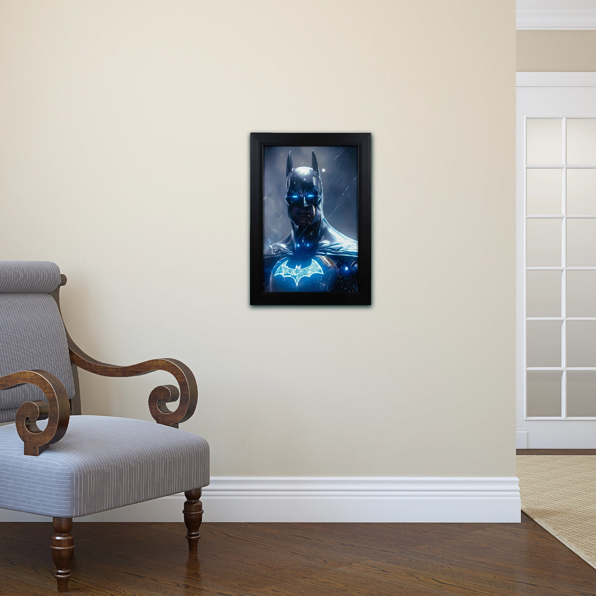 Square Frame Batman Batman Poster Photo Frame | The Dark Knight Rises | A4 Size – The7Dots