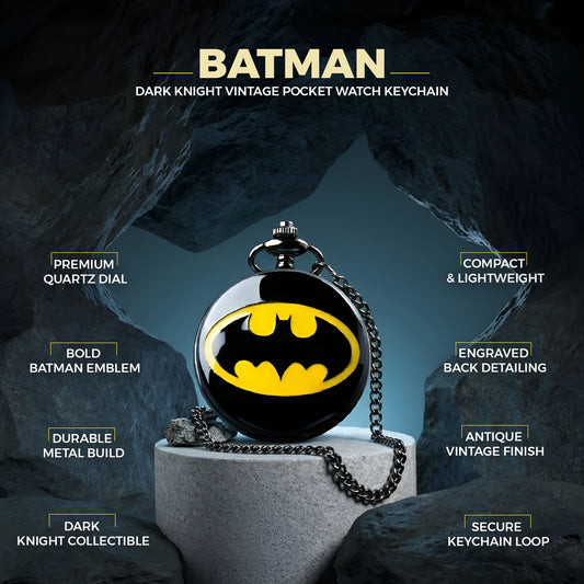 Batman Dark Knight Vintage Pocket Watch