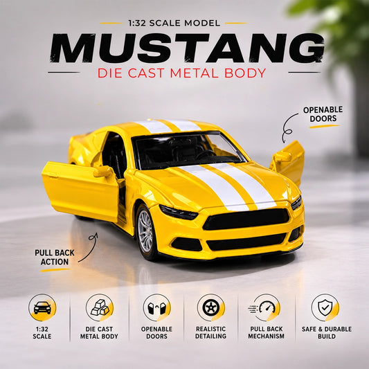 Diecast Metal Toy Car | Pull-Back High-Speed Racing Car