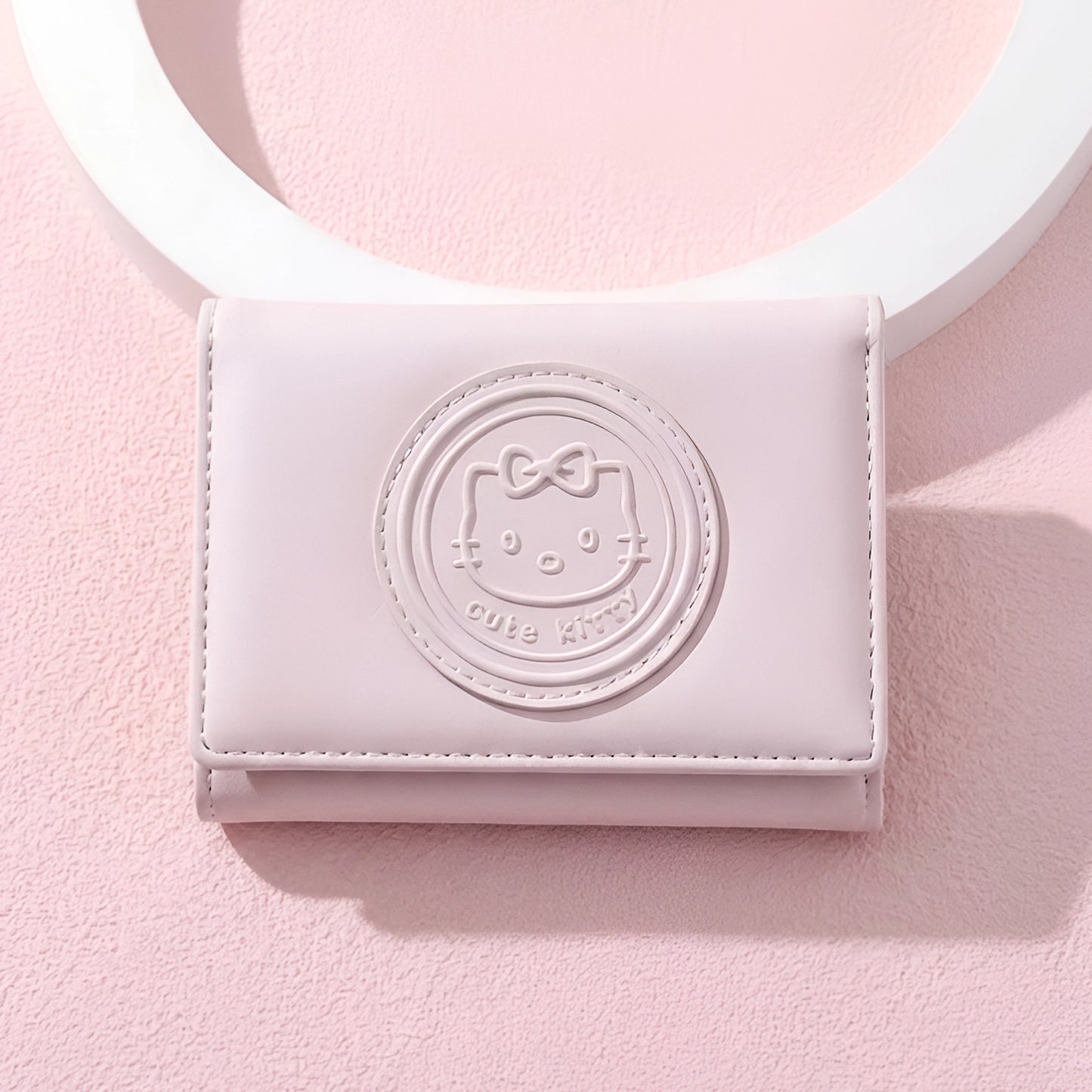 Cute Kitty Mini Wallet | Three Fold Pocket Purse