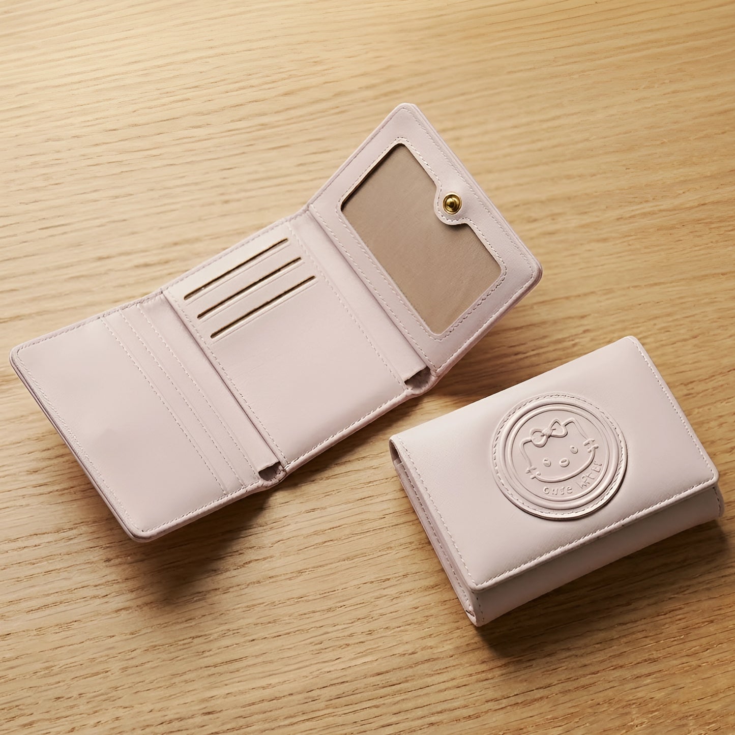 Cute Kitty Mini Wallet | Three Fold Pocket Purse