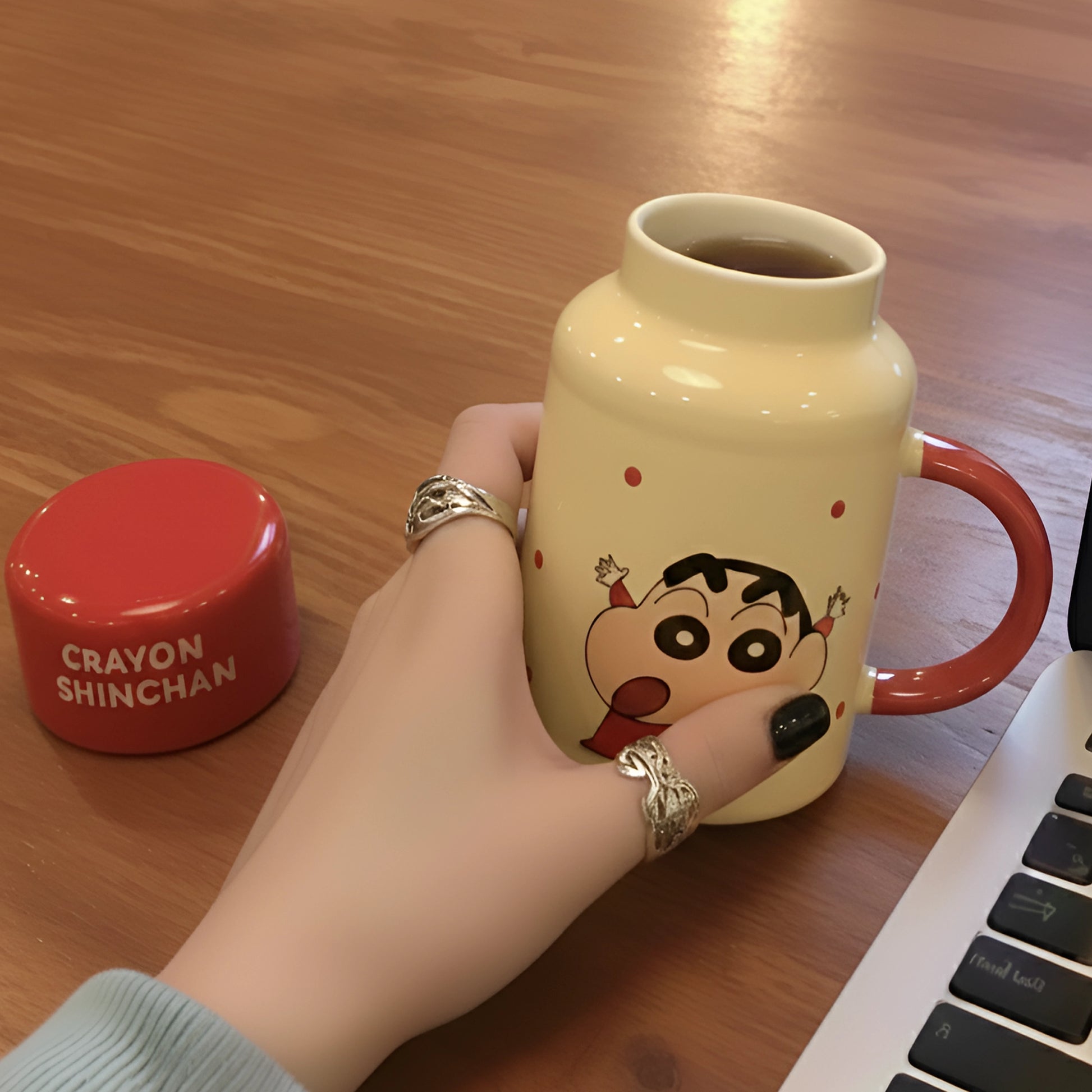 Cute 3D Shinchan ceramic coffee mug
