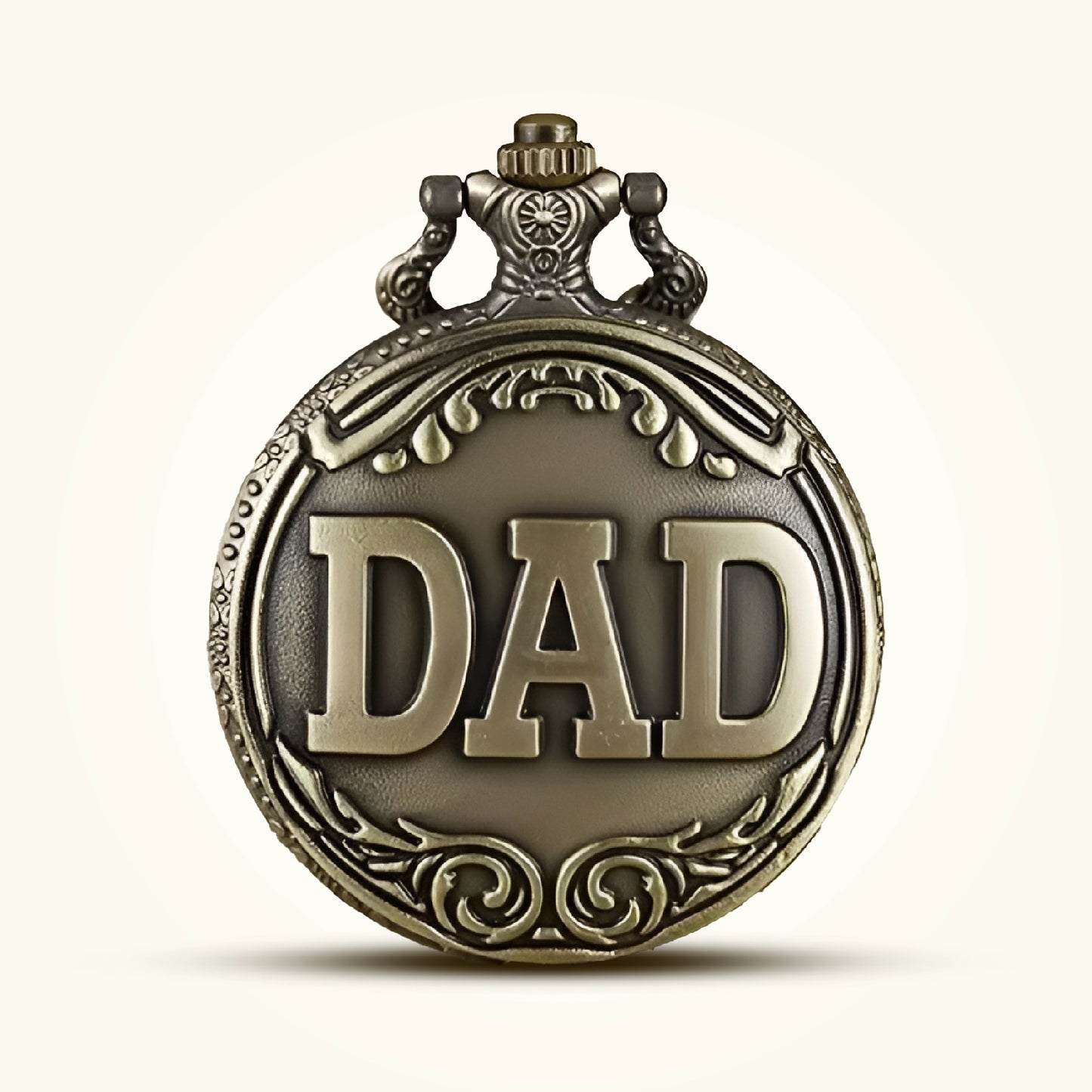 Dad Engraved Vintage Pocket Watch