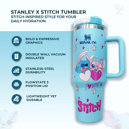 Disney Stanley Stitch Quencher Tumbler 