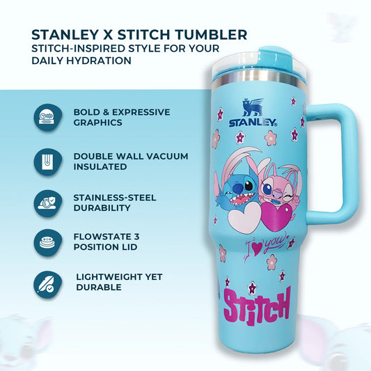 Disney Stanley Stitch Quencher Tumbler 