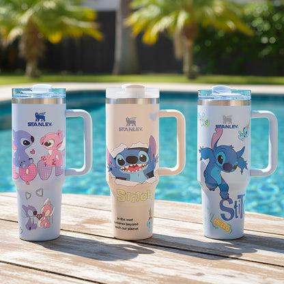 Disney Stanley Stitch Quencher Tumbler Vacuum Insulated