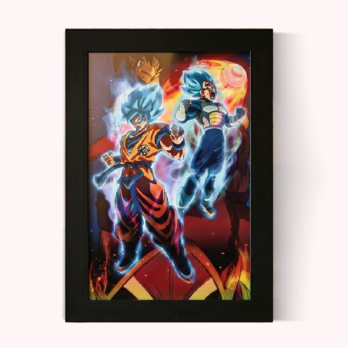 Goku Super Saiyan Photo Frame | Anime Wall Art | A4 Size