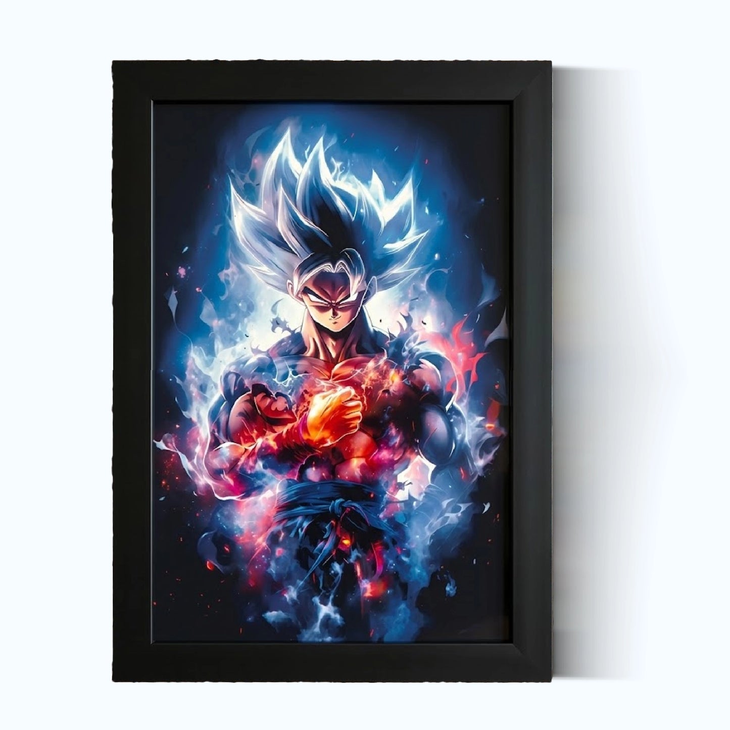 Goku Super Saiyan Photo Frame | Anime Wall Art | A4 Size