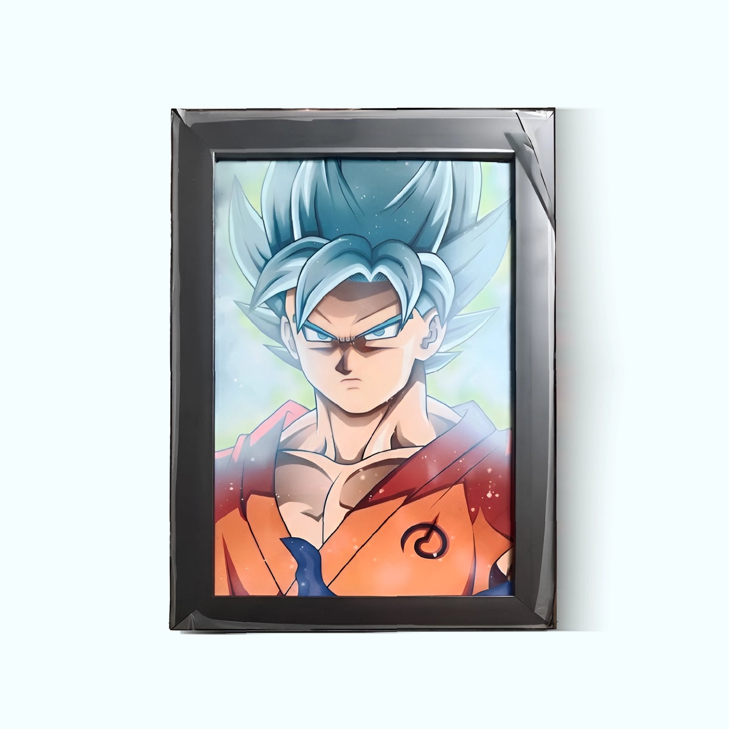 Goku Super Saiyan Photo Frame | Anime Wall Art | A4 Size