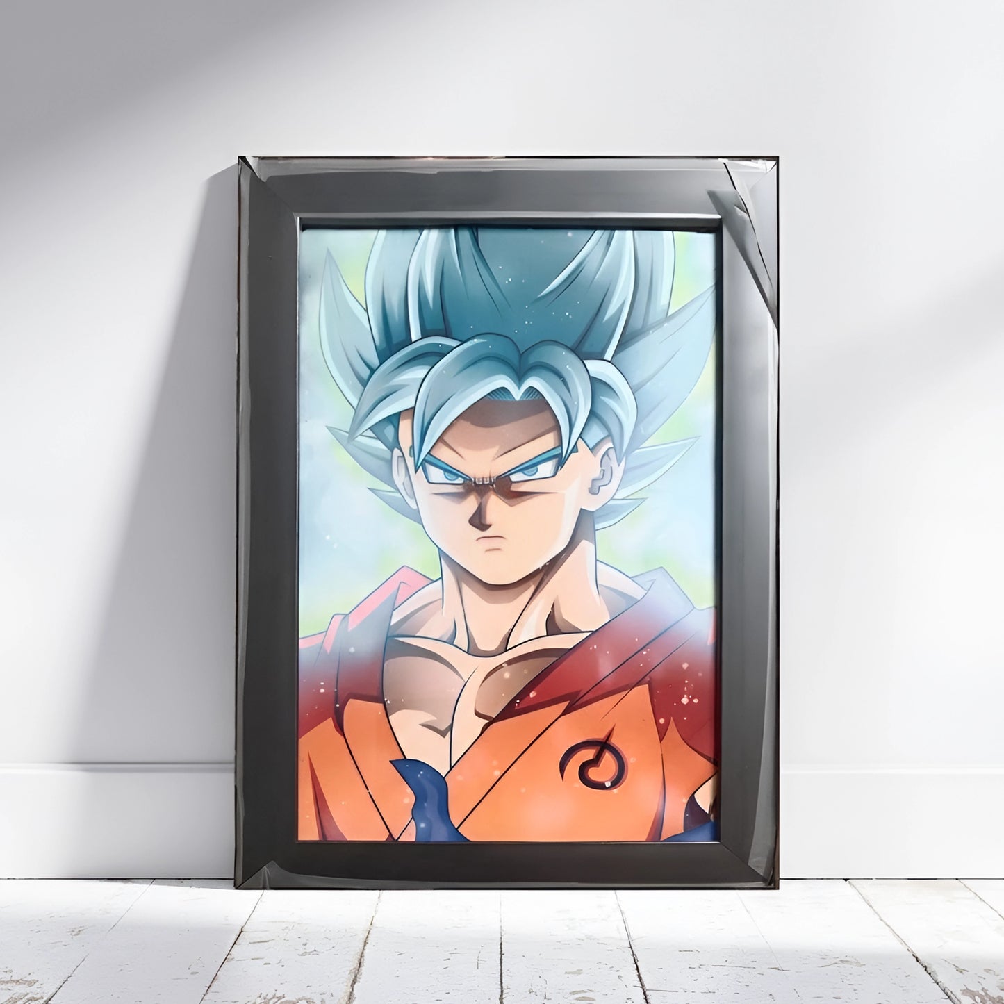 Goku Super Saiyan Photo Frame | Anime Wall Art | A4 Size