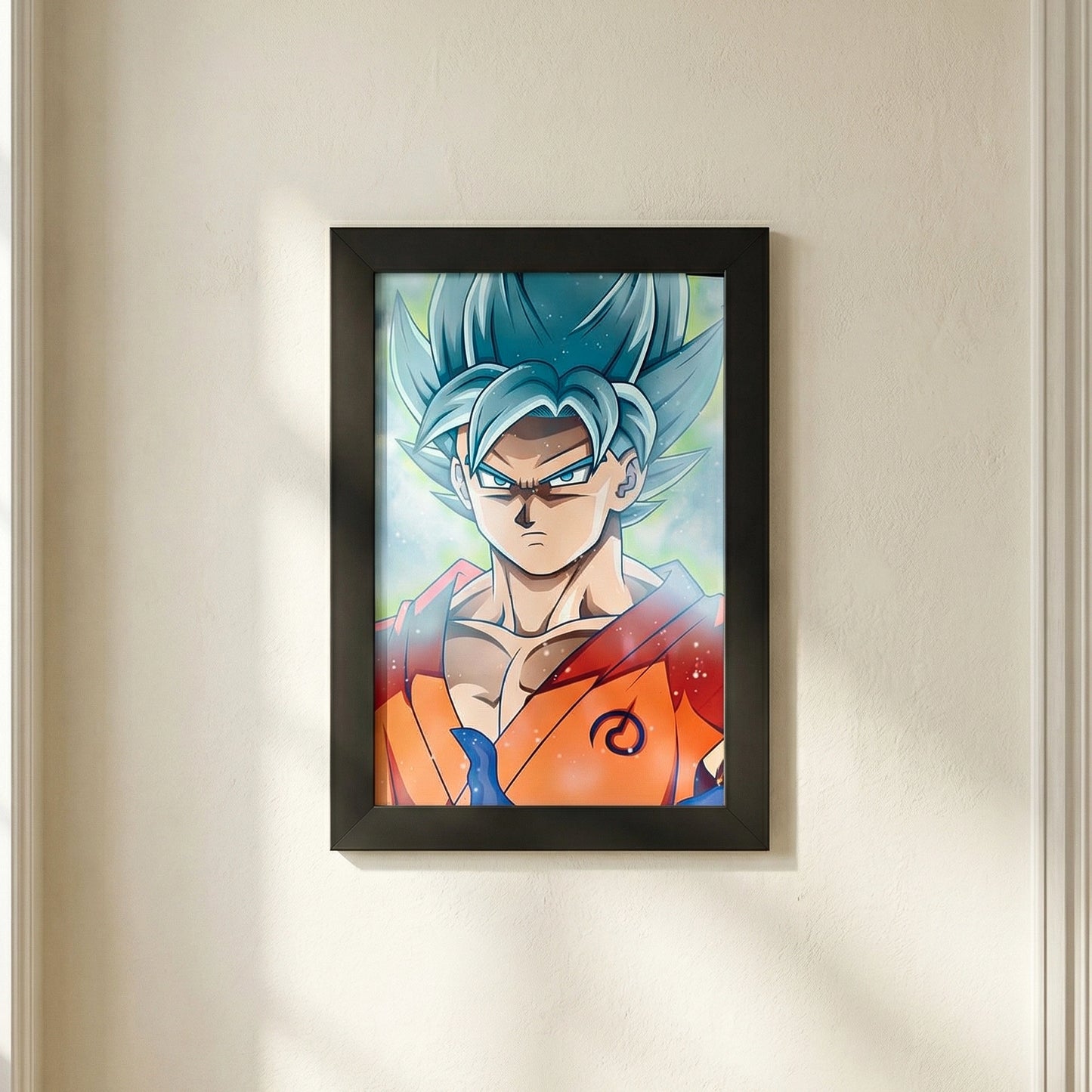 Goku Super Saiyan Photo Frame | Anime Wall Art | A4 Size