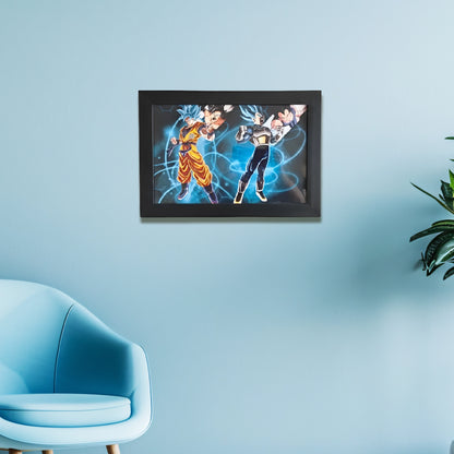 Goku Super Saiyan Photo Frame | Anime Wall Art | A4 Size