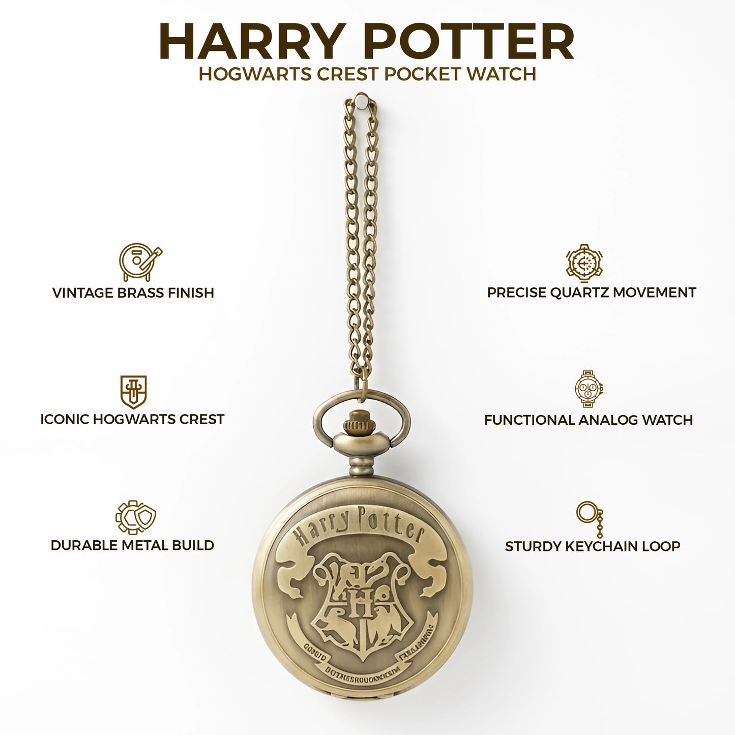 Harry Potter Golden Snitch Pocket Watch