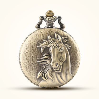 Horse Vintage Pocket Watch
