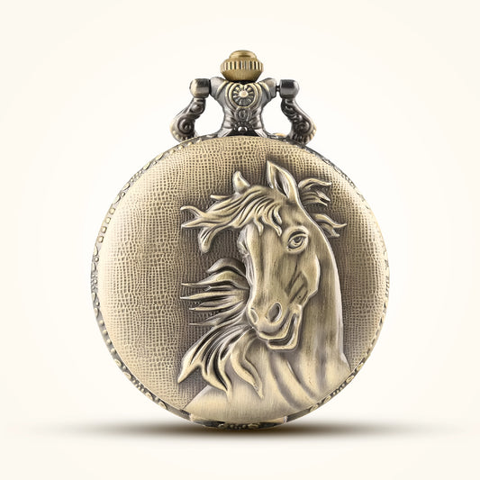 Horse Vintage Pocket Watch