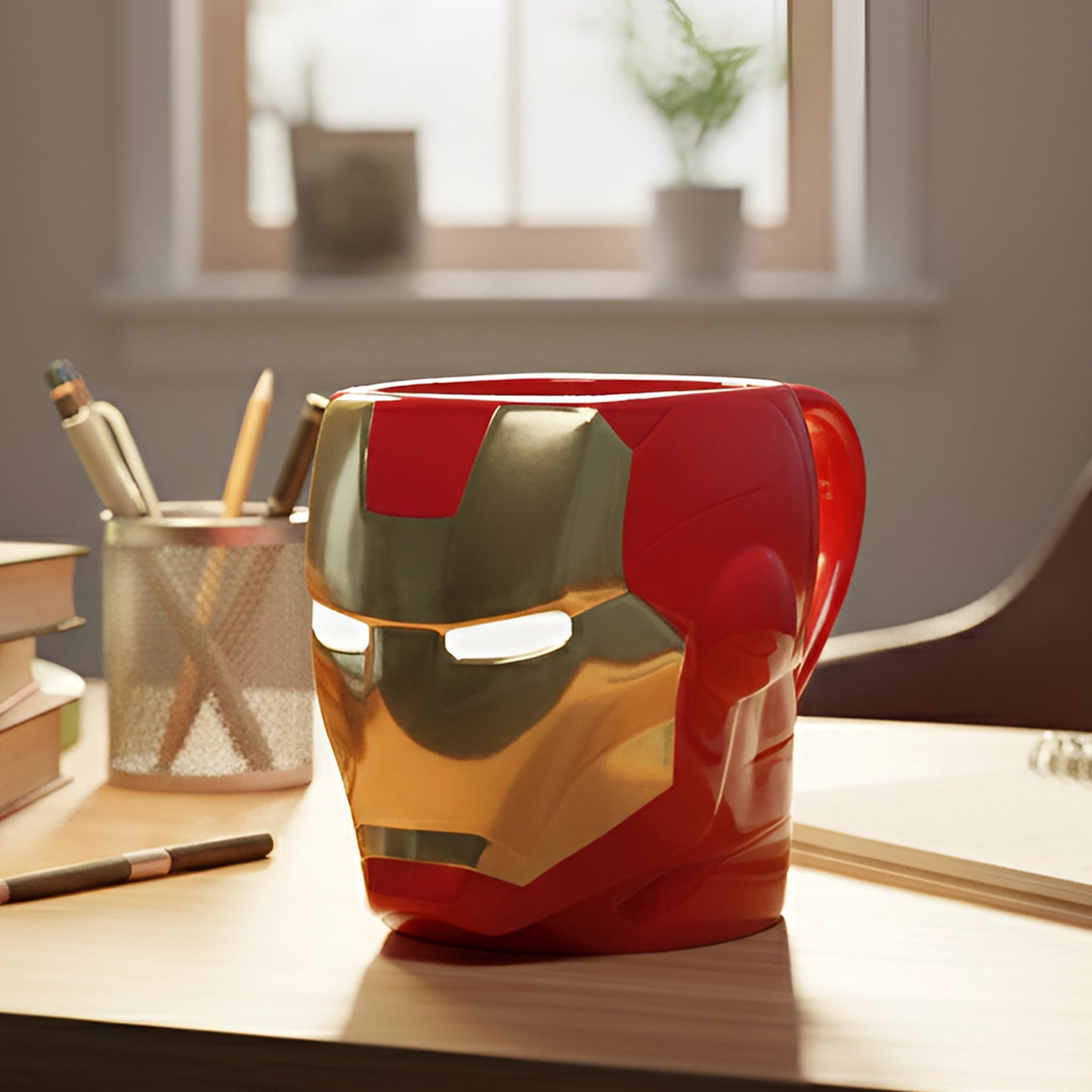Marvel's Avengers 3-D Sculpted Iron Man Mug for Coffee, Tea