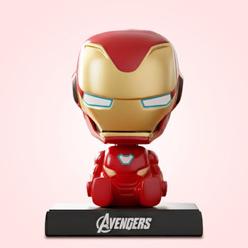 Iron Man Bobble Head Toy | Iconic Marvel Superhero Collectible