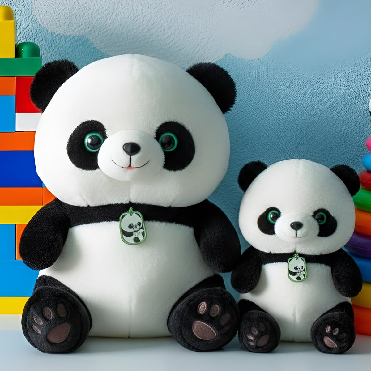 Cute Giant Sparkle Eye Panda Soft Toy | 35-50 cm