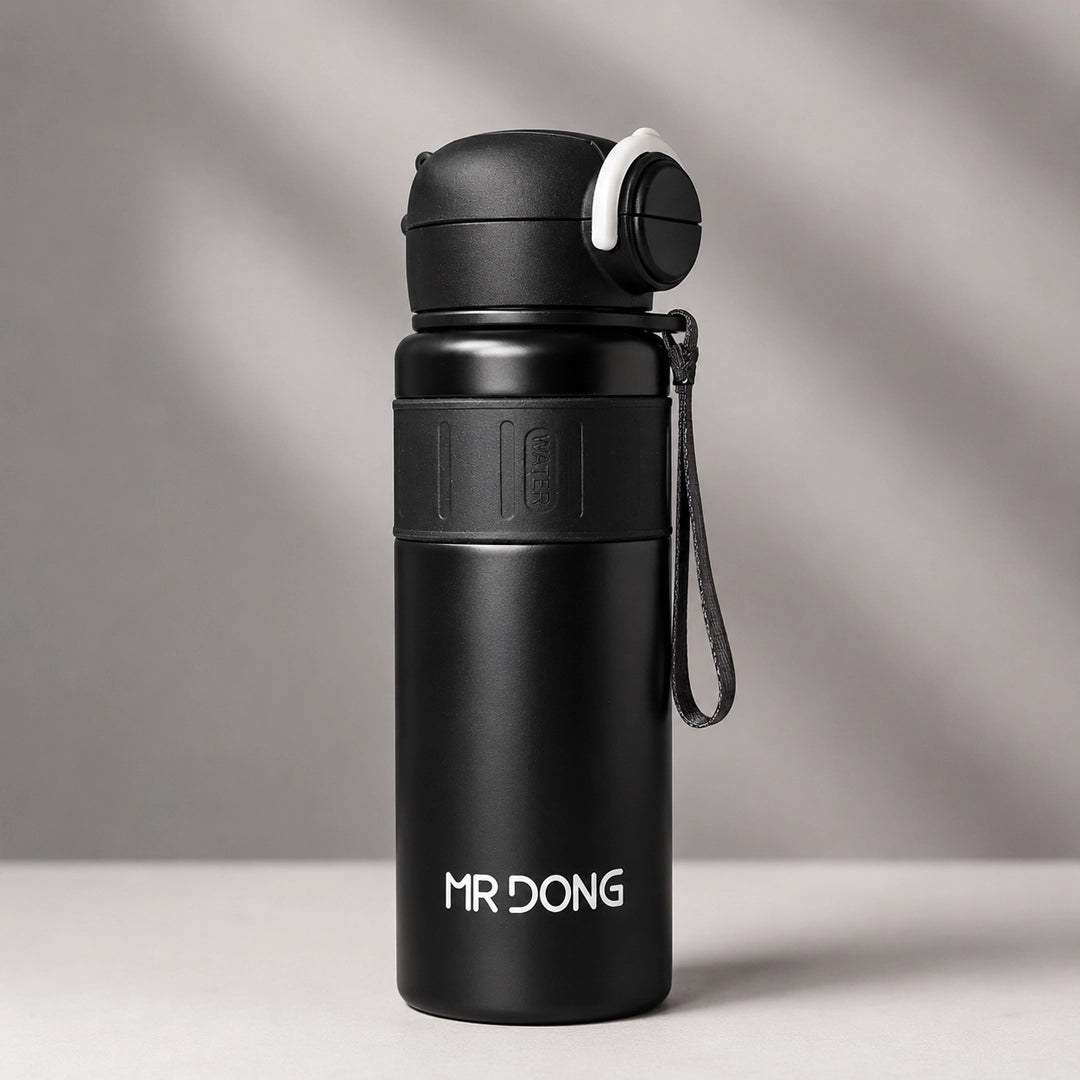 MR DONG Insulated Water Bottle With Strap | Hot & Cold | 700ml