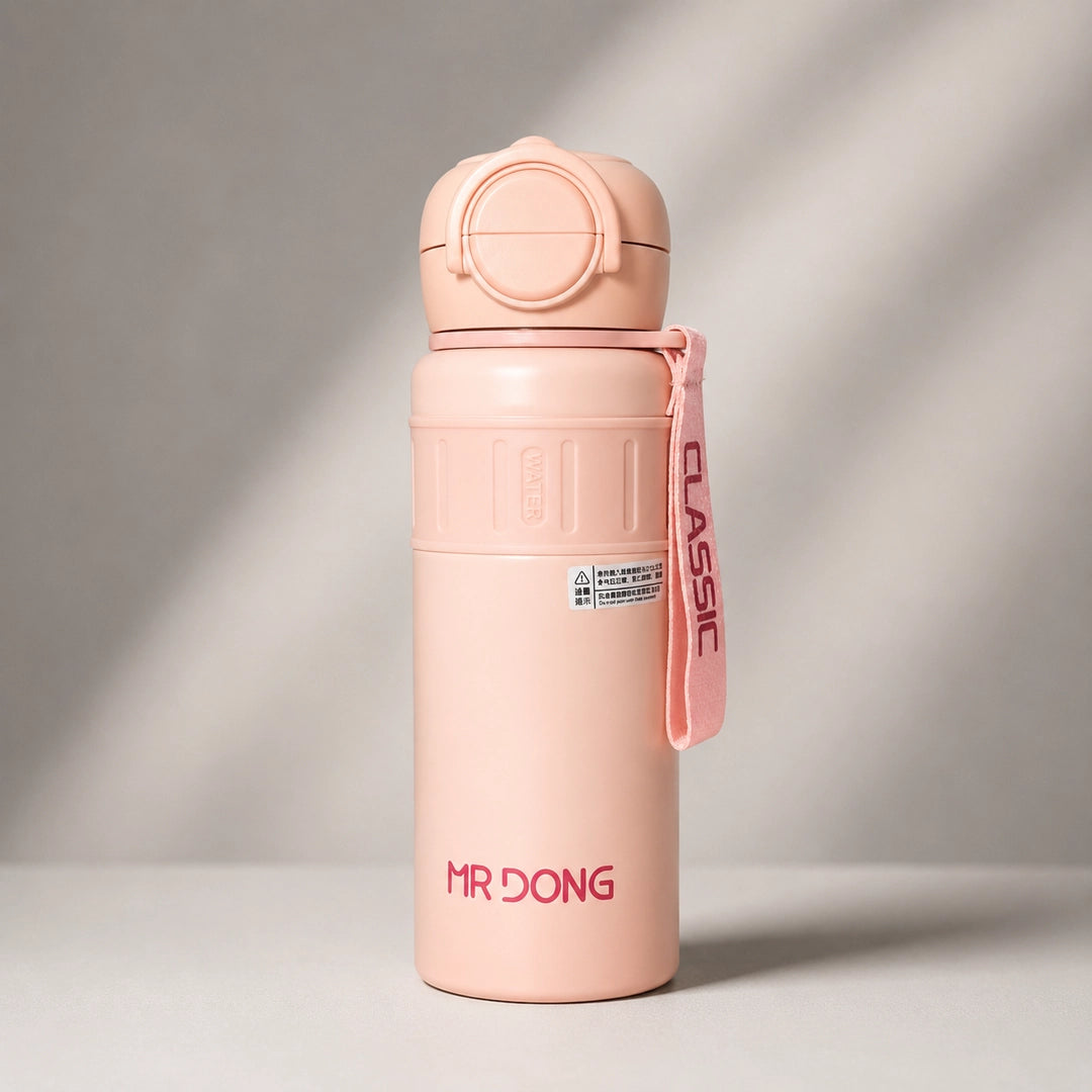 MR DONG Insulated Water Bottle With Strap | Hot & Cold | 700ml