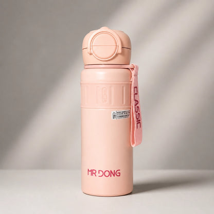 MR DONG Insulated Water Bottle With Strap | Hot & Cold | 700ml