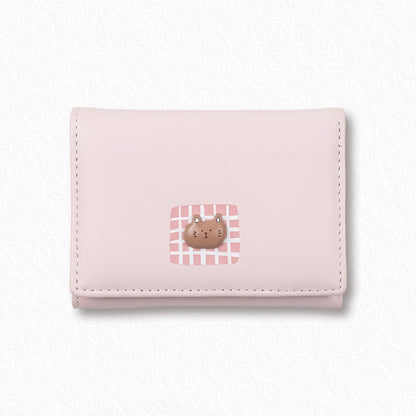 Cute Pet Mini Wallet | Three Fold Pocket Purse