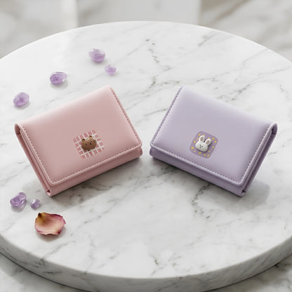 Cute Pet Mini Wallet | Three Fold Pocket Purse
