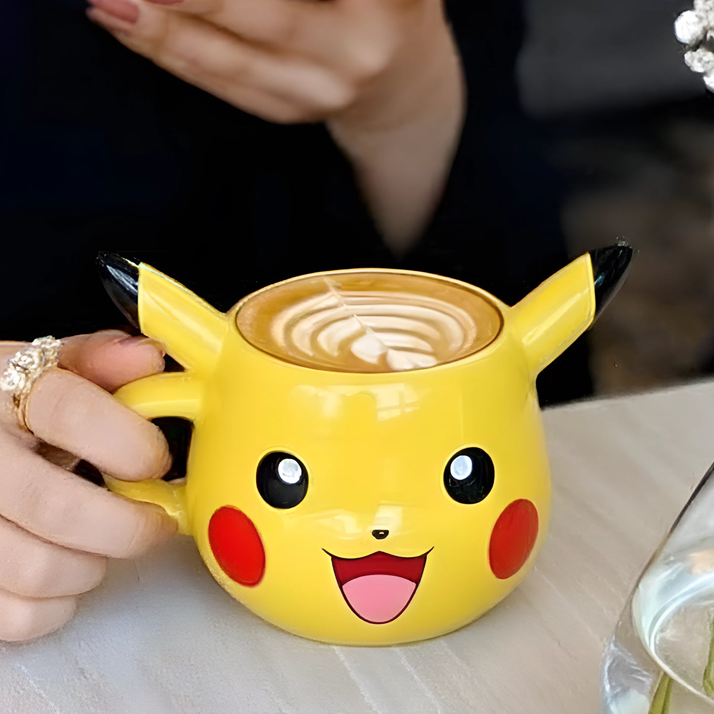 Pokemon Pikachu 3-D Sculpted Ceramic Mug for Tea and Coffee