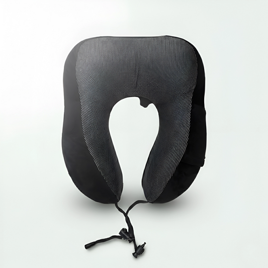 Premium U-Shaped Neck Rest Travel Pillow | Unisex Ultra-Soft Fabric Round Neck Support Sleeping Pillow Best For Airport, Flight, Car